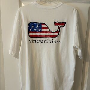Vineyard Vines Patriotic Whale Graphic Tee